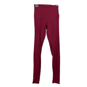 Lululemon Women's Align High Rise Leggings Red - Size 0